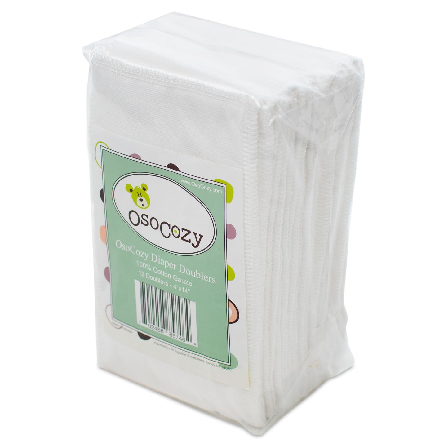 OsoCozy Gauze Diaper Doublers - Bleached (dz.)