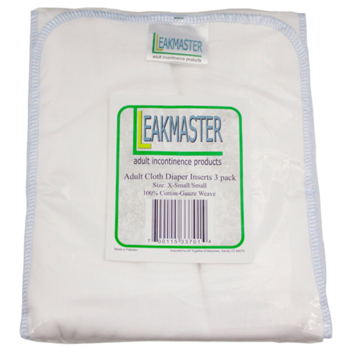 Adult Cloth Diaper Inserts - 3 Pack (10 layers)