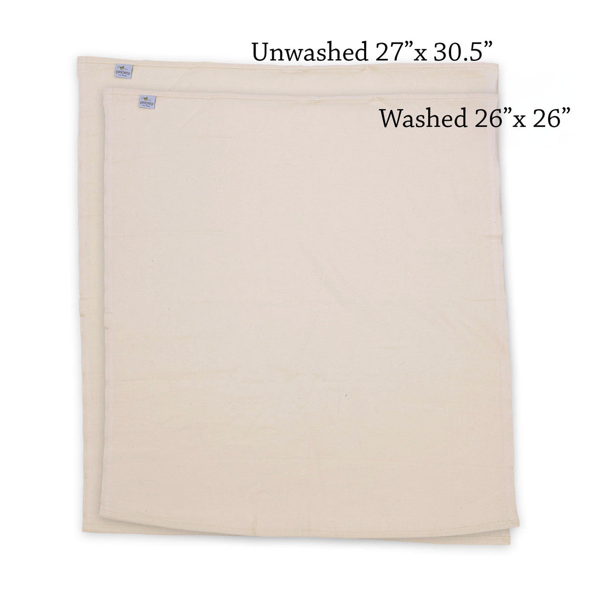 OsoCozy Birdseye Flat Diaper 27x30.5 in - Samples