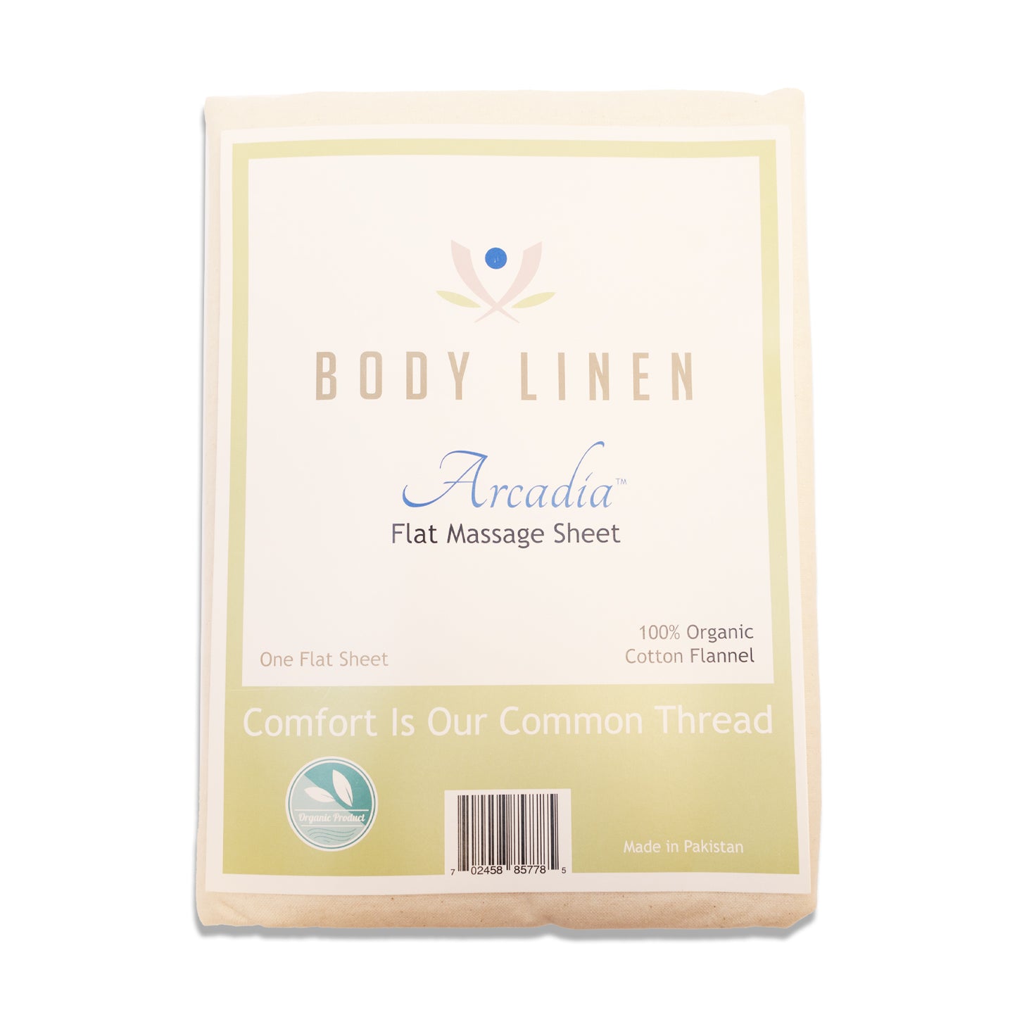 Arcadia© 100% Organic Cotton Flannel Massage Table Flat Sheet