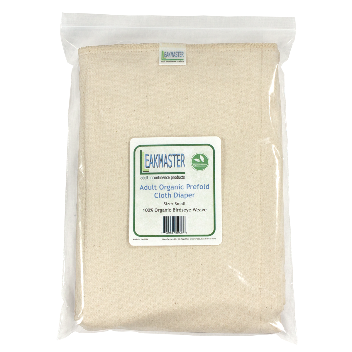 Leak Master Organic Adult Prefold Diapers