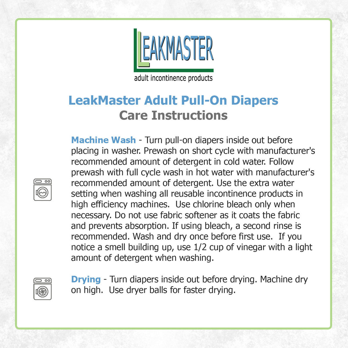 Leak Master Adult Pullon Diapers
