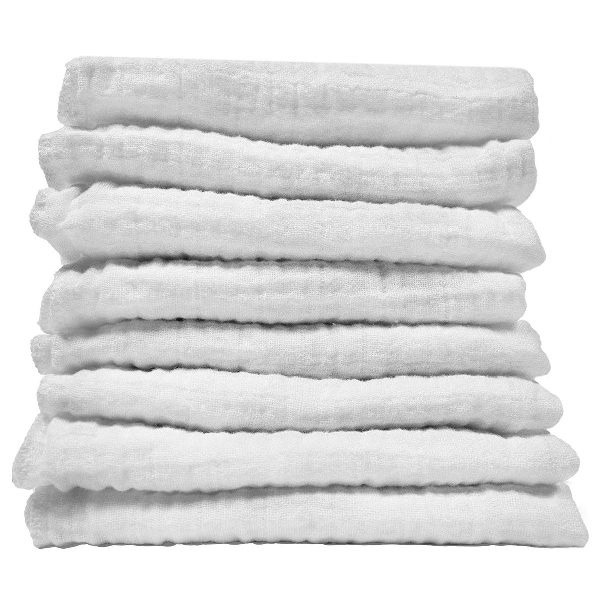 Muslin Facial Cloths - 8 pack