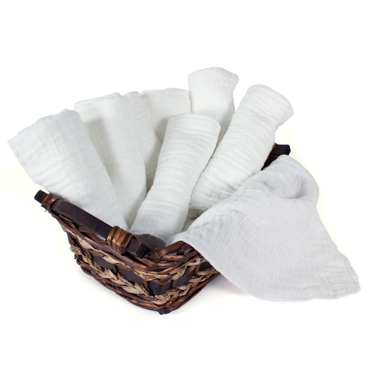 Muslin Facial Cloths - 8 pack