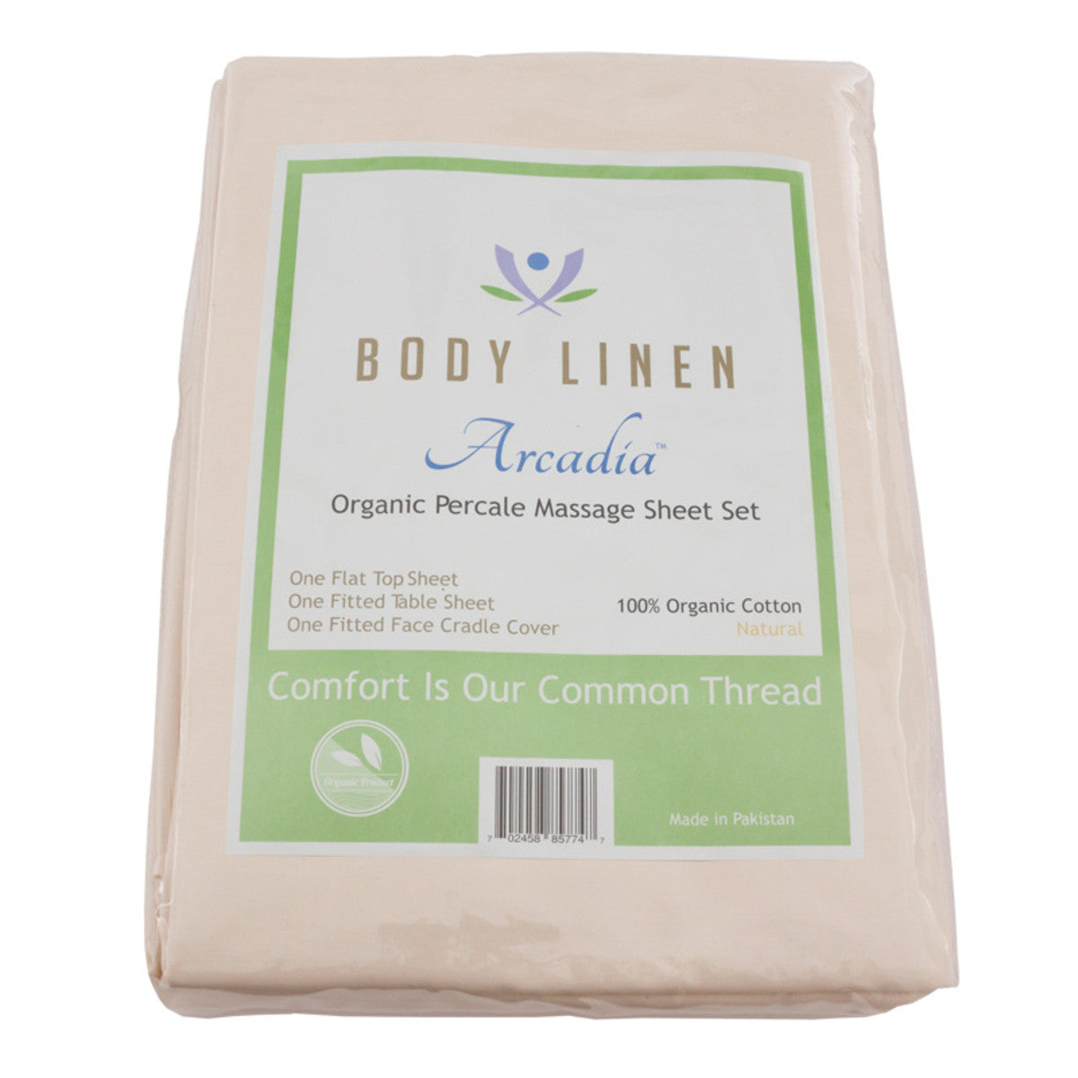 Arcadia© 100% Organic Cotton Percale Massage Table Sheet Set