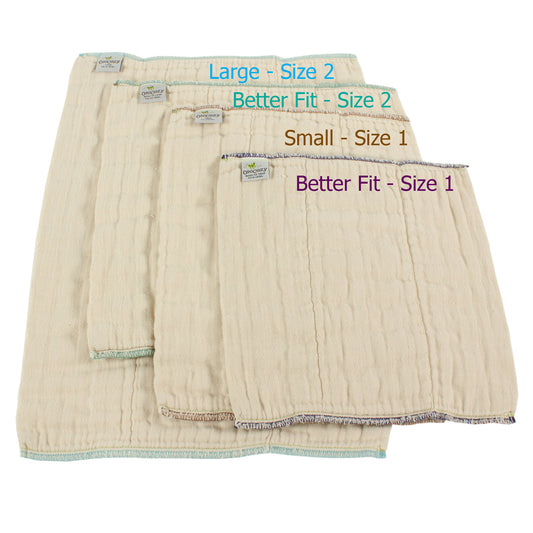 OsoCozy Organic Prefold Cloth Diaper Samples