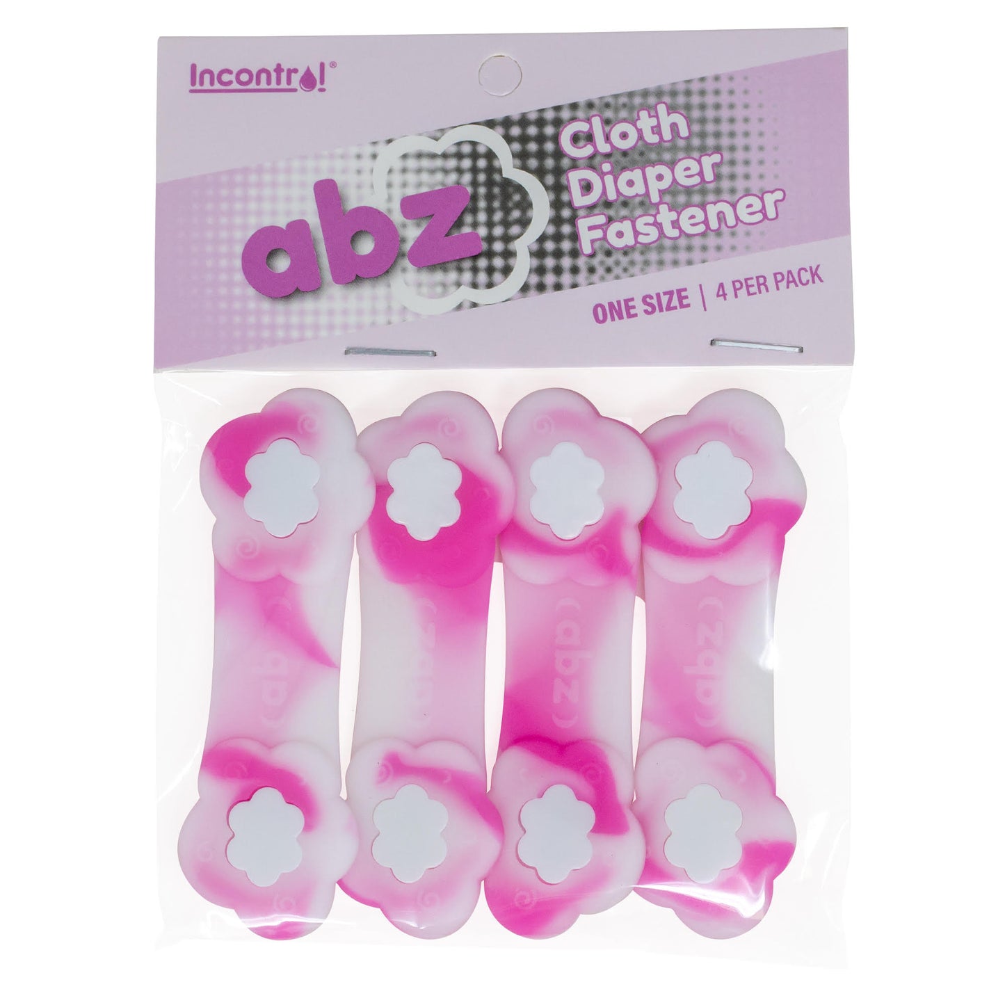 ABZ Cloth Diaper Fastener 4 Pack