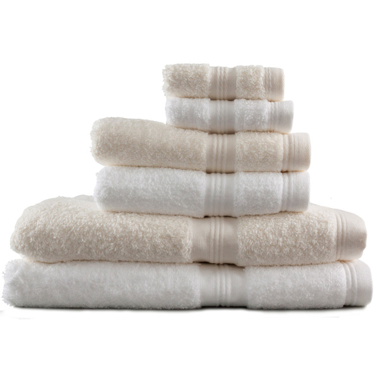 Affinity™ Ring Spun Spa Towels (6 pk except bath towel) (600 GSM)