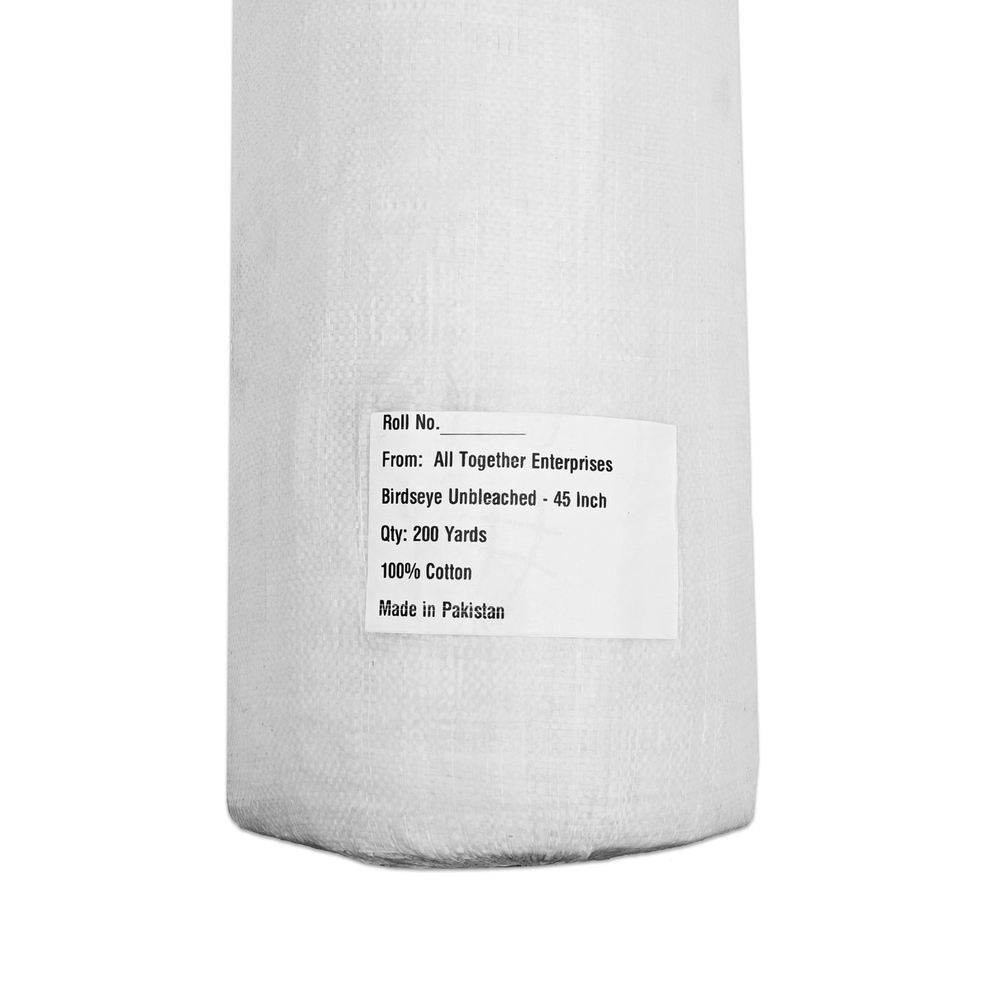 Birdseye Roll Unbleached - 200 yards per roll