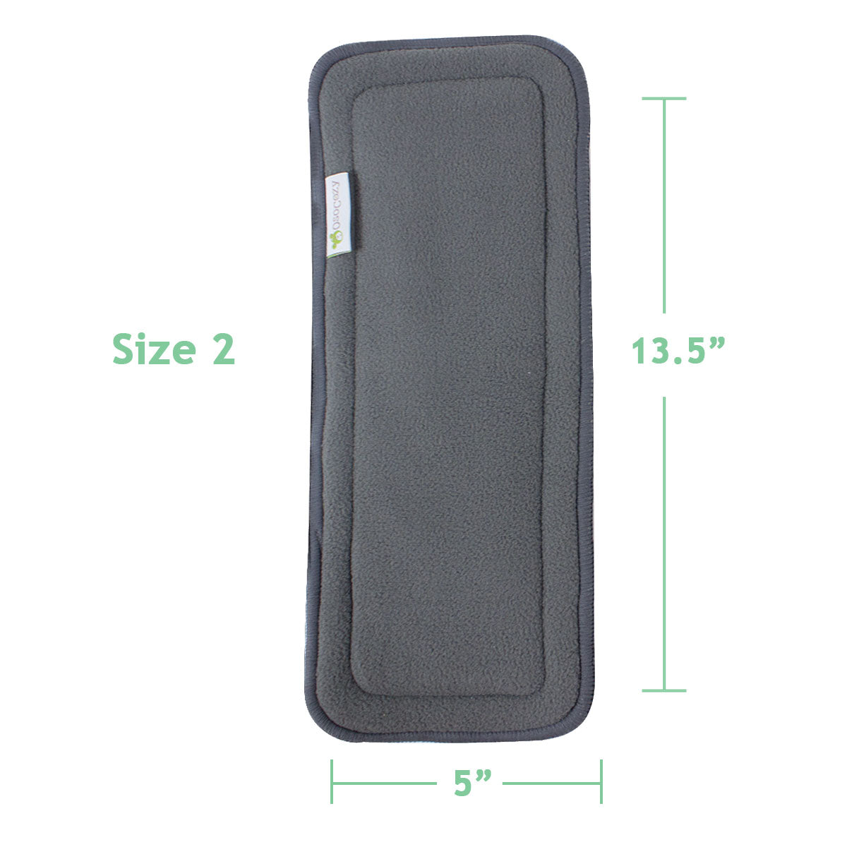 OsoCozy Charcoal Bamboo Diaper Insert Samples