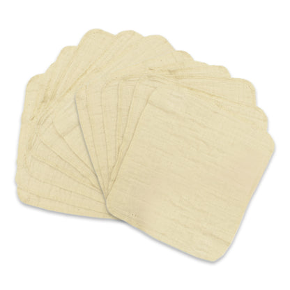 **NEW** OsoCozy Unbleached Muslin Baby Wipes - 12 pack