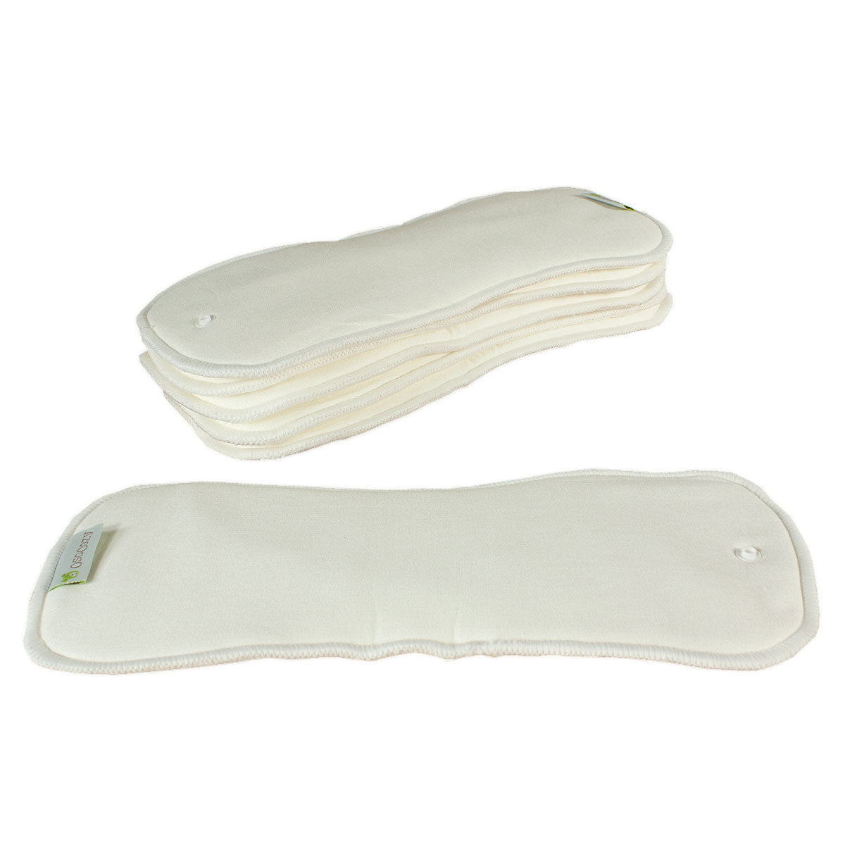OsoCozy Bamboo Cotton Snap In Diaper Inserts (6 pk)