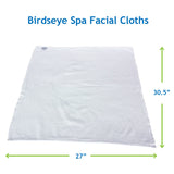 Spa Facial Cloths Soft Birdseye 100% Cotton 12 pack