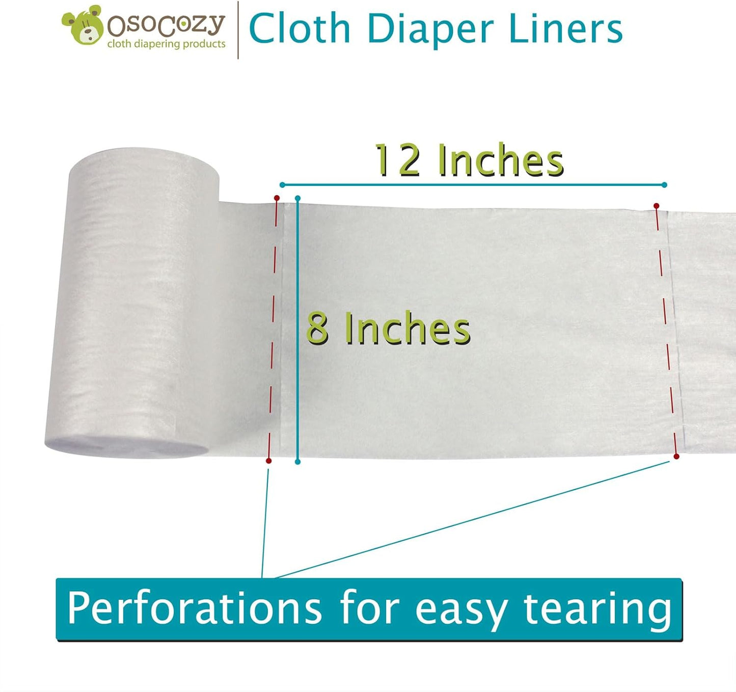 OsoCozy Flushable Diaper Liners