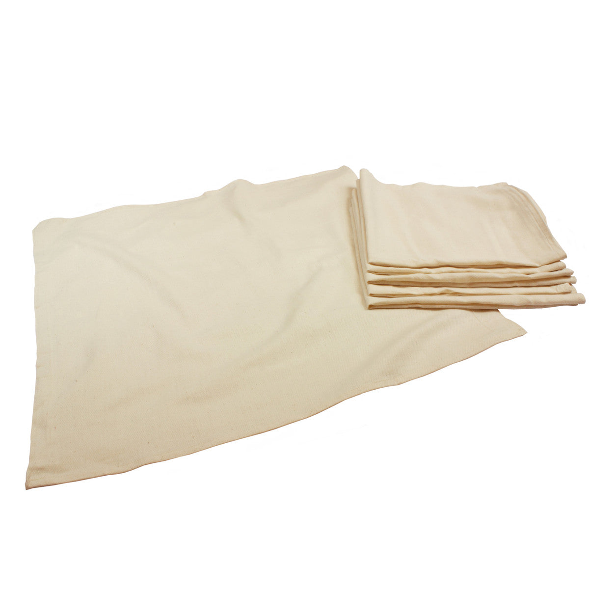 OsoCozy Packaged Flat Diapers - Bleached or Unbleached - 27x27 in