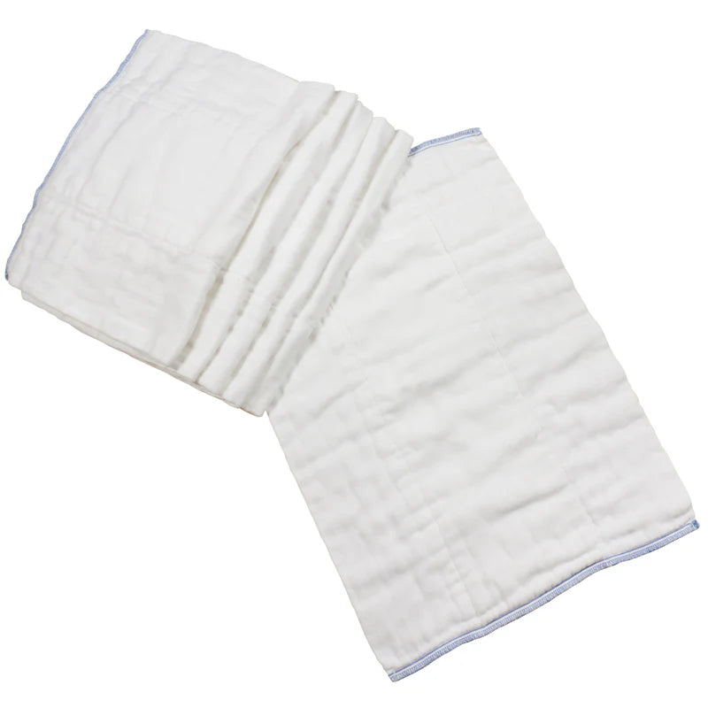 OsoCozy Bleached Prefold Cloth Diaper Samples