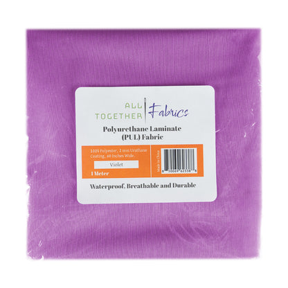 Waterproof PUL Fabric Solid Colors - (59 inch width)
