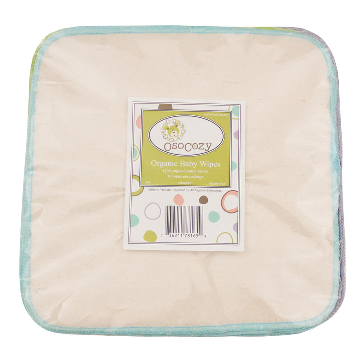 Case OsoCozy Organic Flannel Wipes (12 pks) - 40 packs