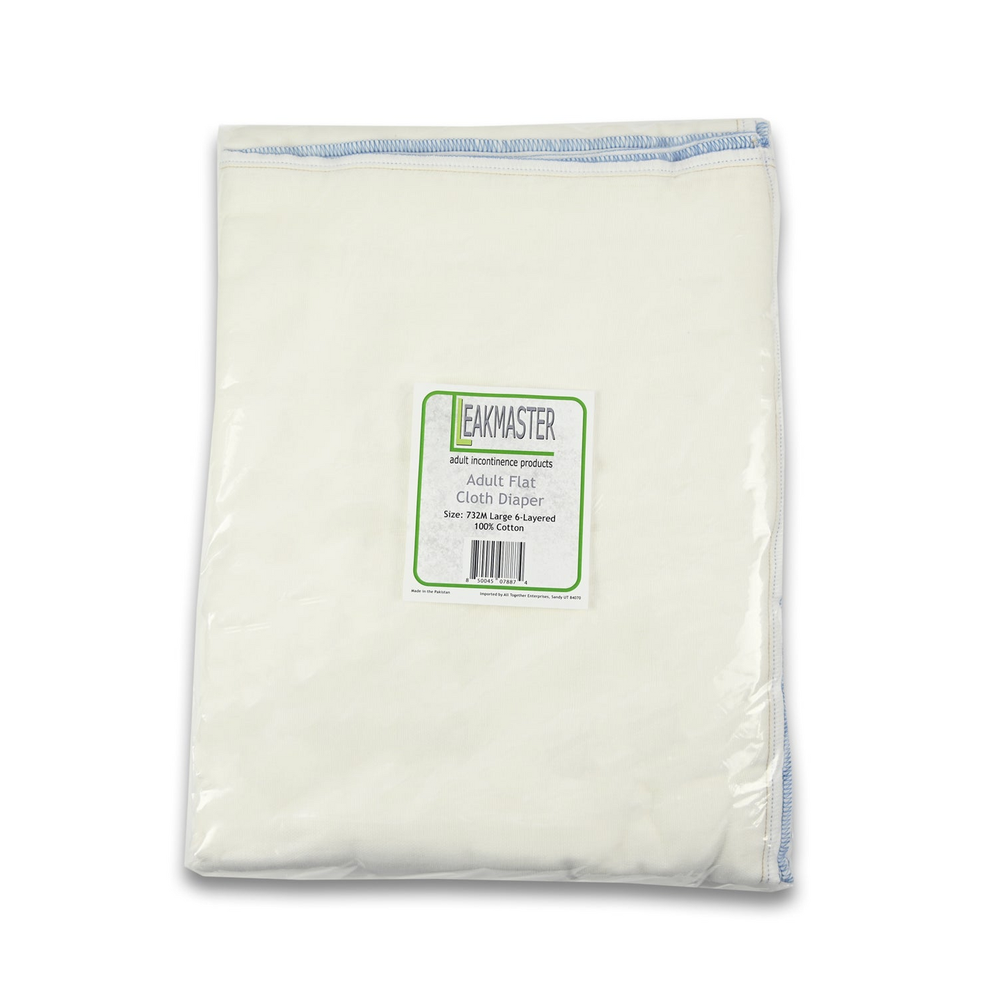 LeakMaster Adult Muslin Weave Flat Cloth Diapers