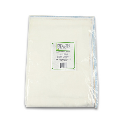 LeakMaster Adult Muslin Weave Flat Cloth Diapers