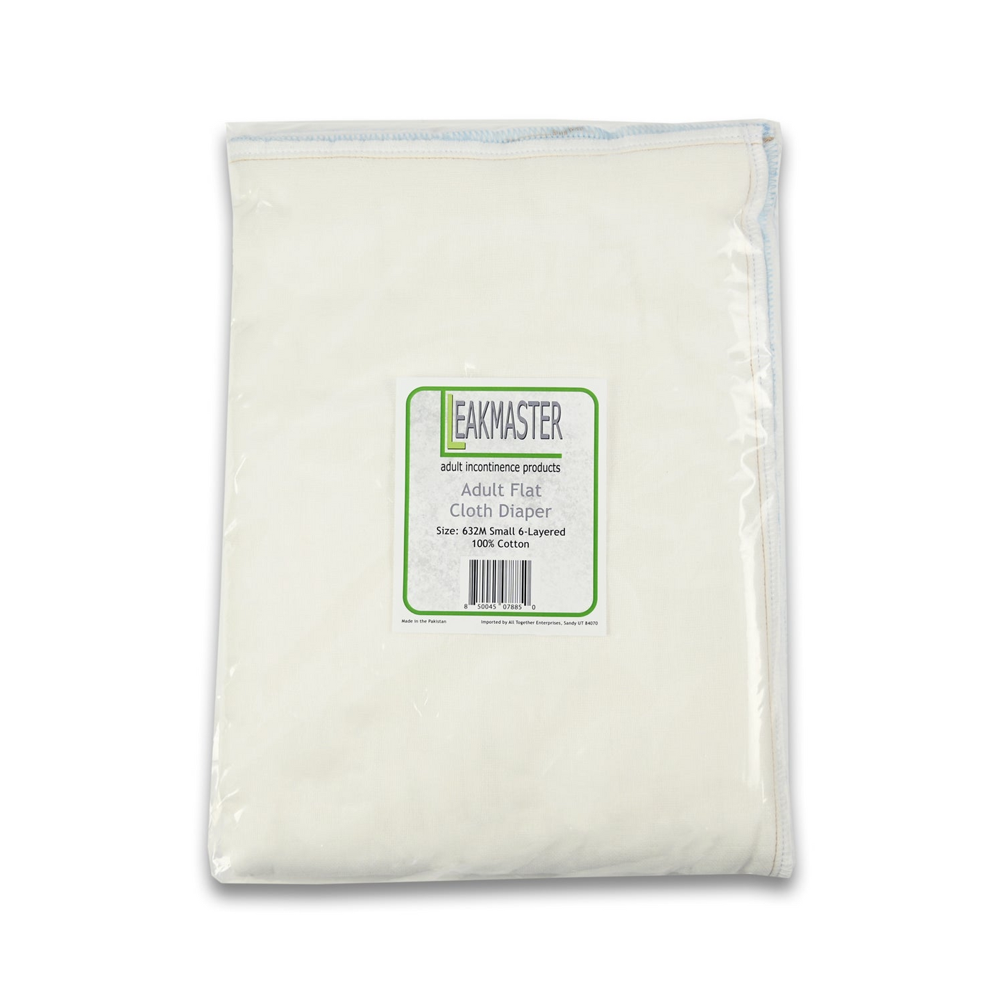 LeakMaster Adult Muslin Weave Flat Cloth Diapers