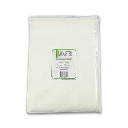 LeakMaster Adult Muslin Weave Flat Cloth Diapers