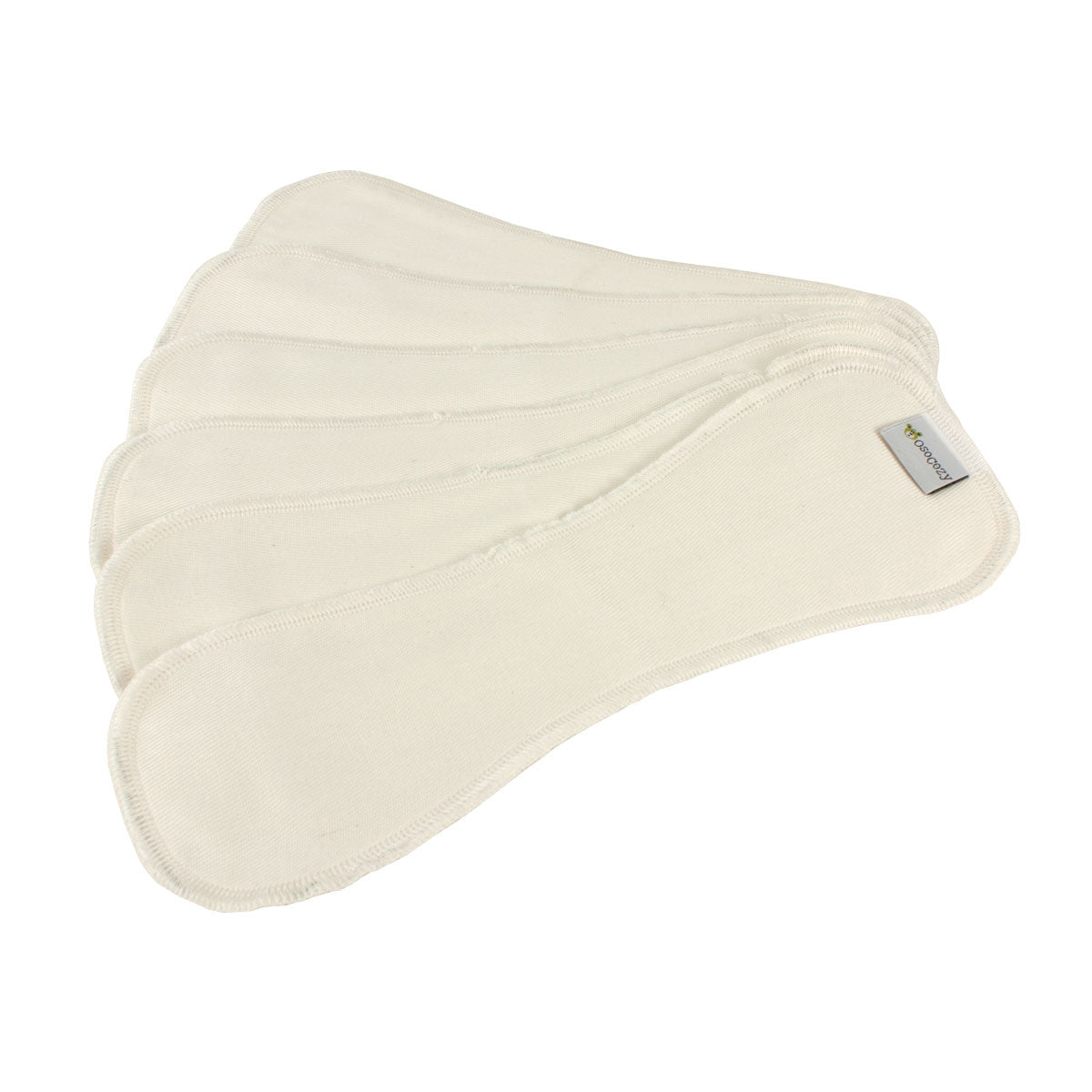 OsoCozy Bamboo-Organic Cotton Diaper Doublers (6 pk)