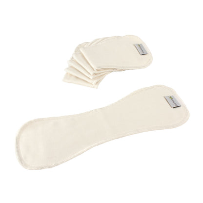 OsoCozy Bamboo-Organic Cotton Diaper Doublers (6 pk)