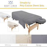 Simplicity™ Poly-Cotton Sheet Sets